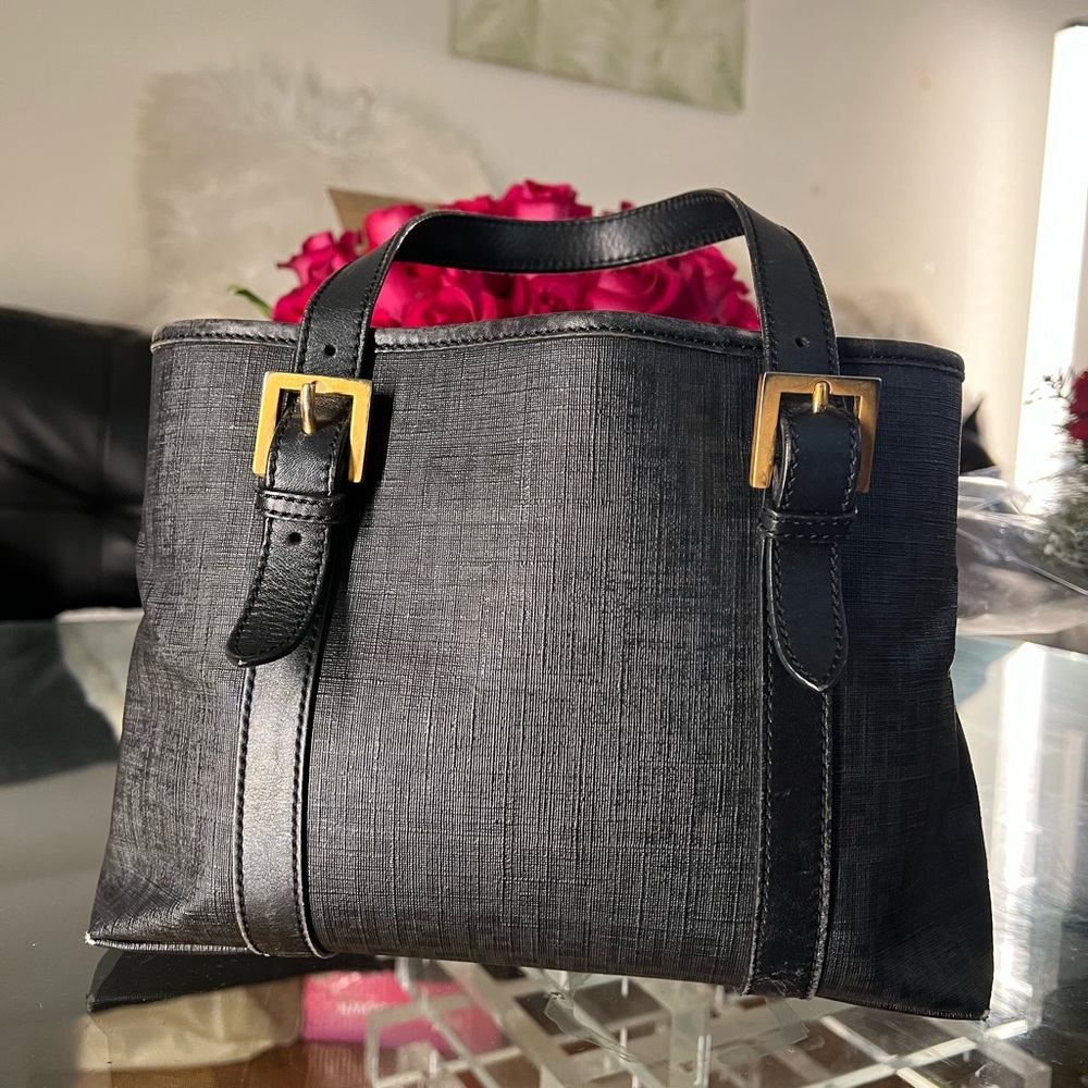 Vintage Fendi bag. Black/gray. Some wear (see pics). Make an offer.